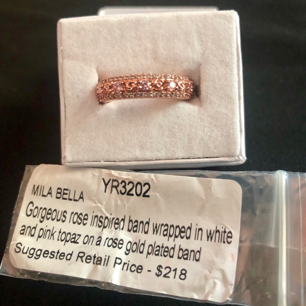 Inspired rose design ring